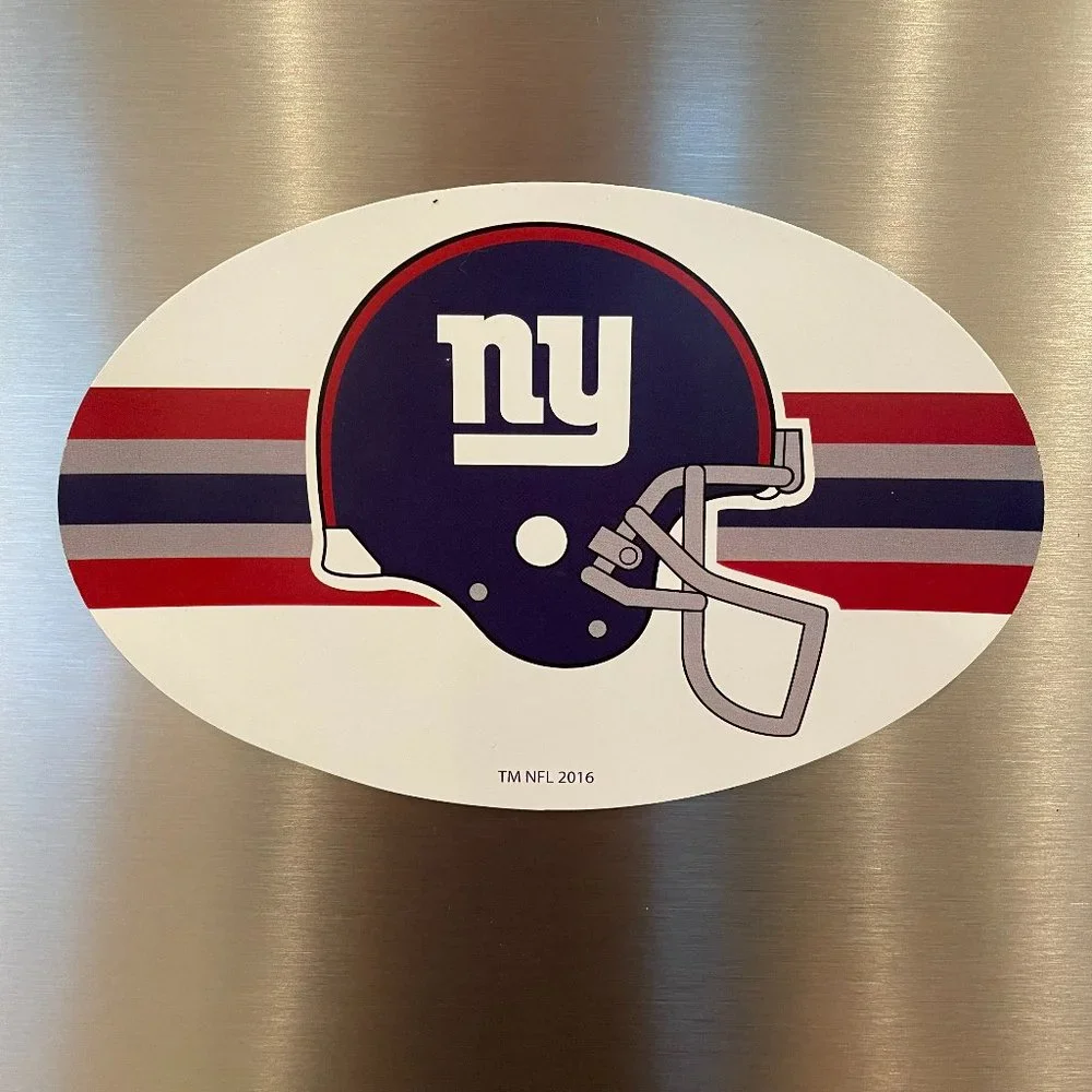 RARE 2016 New York Giants NFL Rally Pack Scarf Magnet Poster NWOT